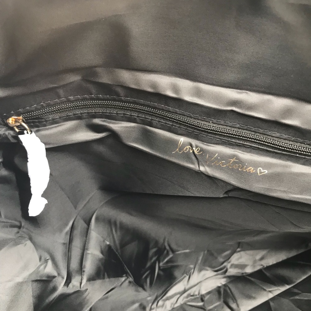 Victoria Secret Canvas Floral Bag with Strap - Picture 6 of 7